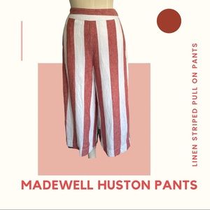 Madewell Huston Pull on Stripe Pants *10 for $25💜*